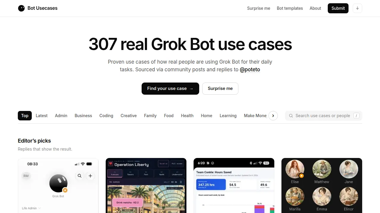 Bot Usecases