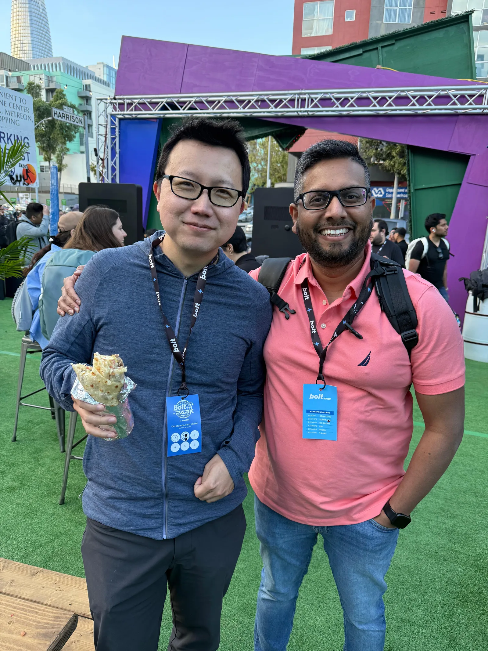 Karthik Puvvada with Peter Yang in SF