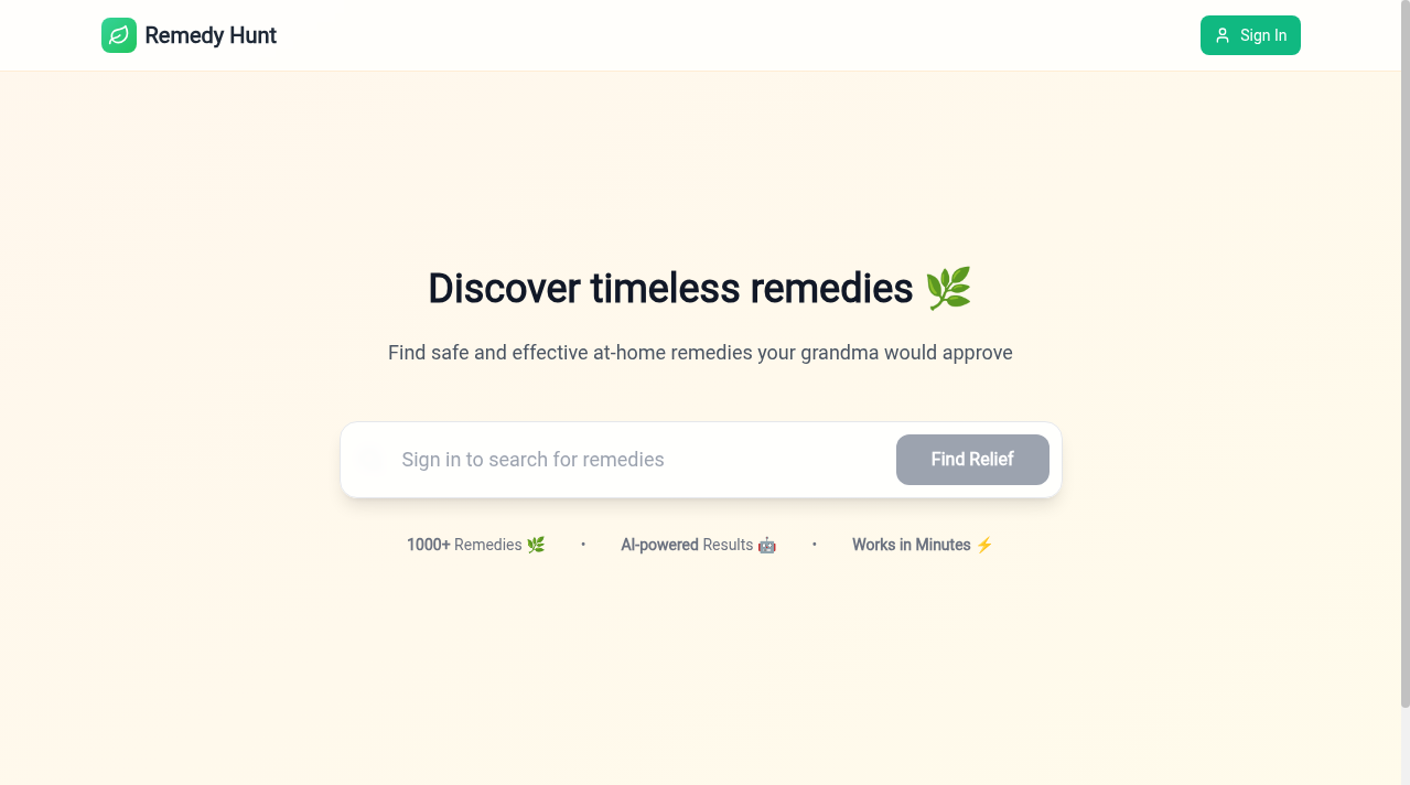 Remedy Hunt